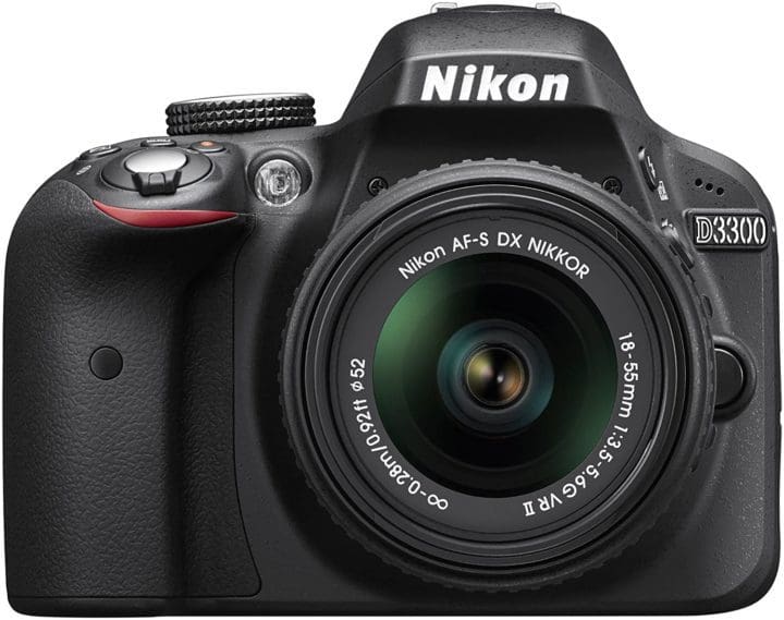 Nikon D3300 with 18 55mm Lens