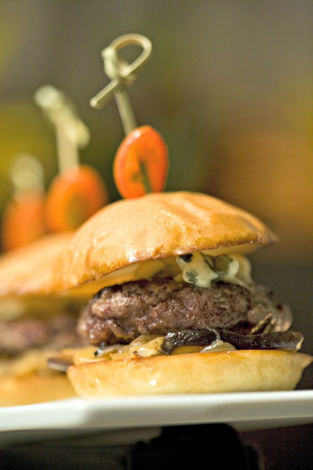 Get fancy with your big game party with these Kobe beef sliders. 