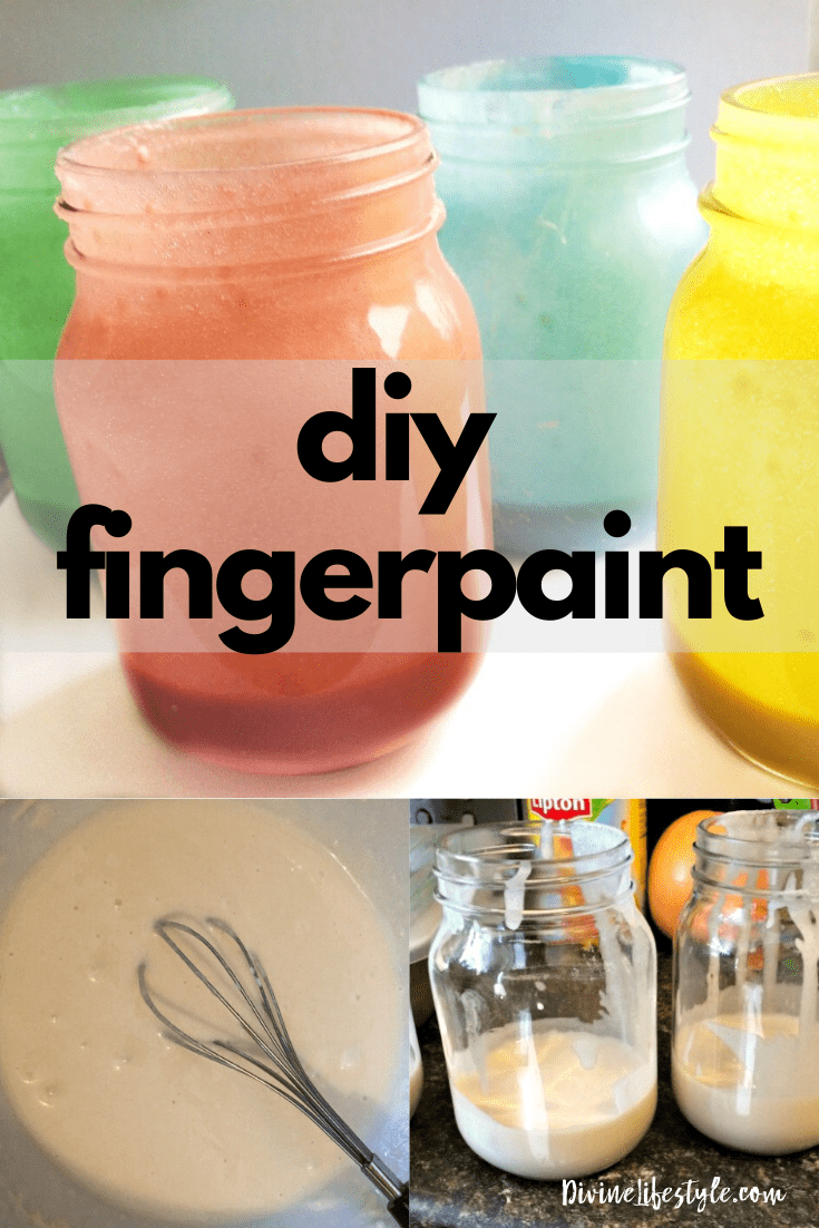 Crafts for Kids Homemade Paint with Food Coloring {Non Toxic}