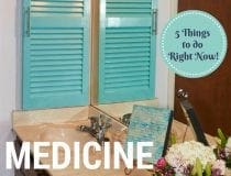 Medicine Cabinet Makeover