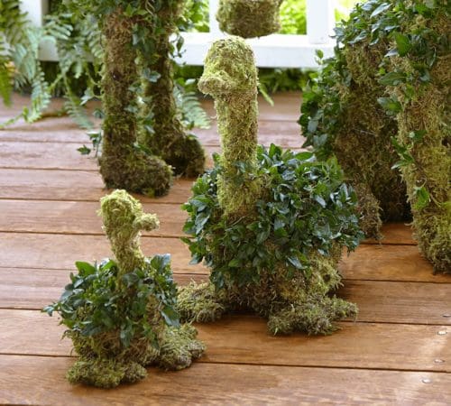 Pottery Barn Fresh Ivy Duckling Topiaries