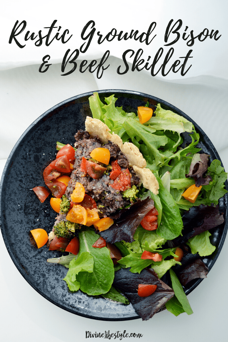 Rustic Ground Bison and Beef Skillet Dinner Recipes