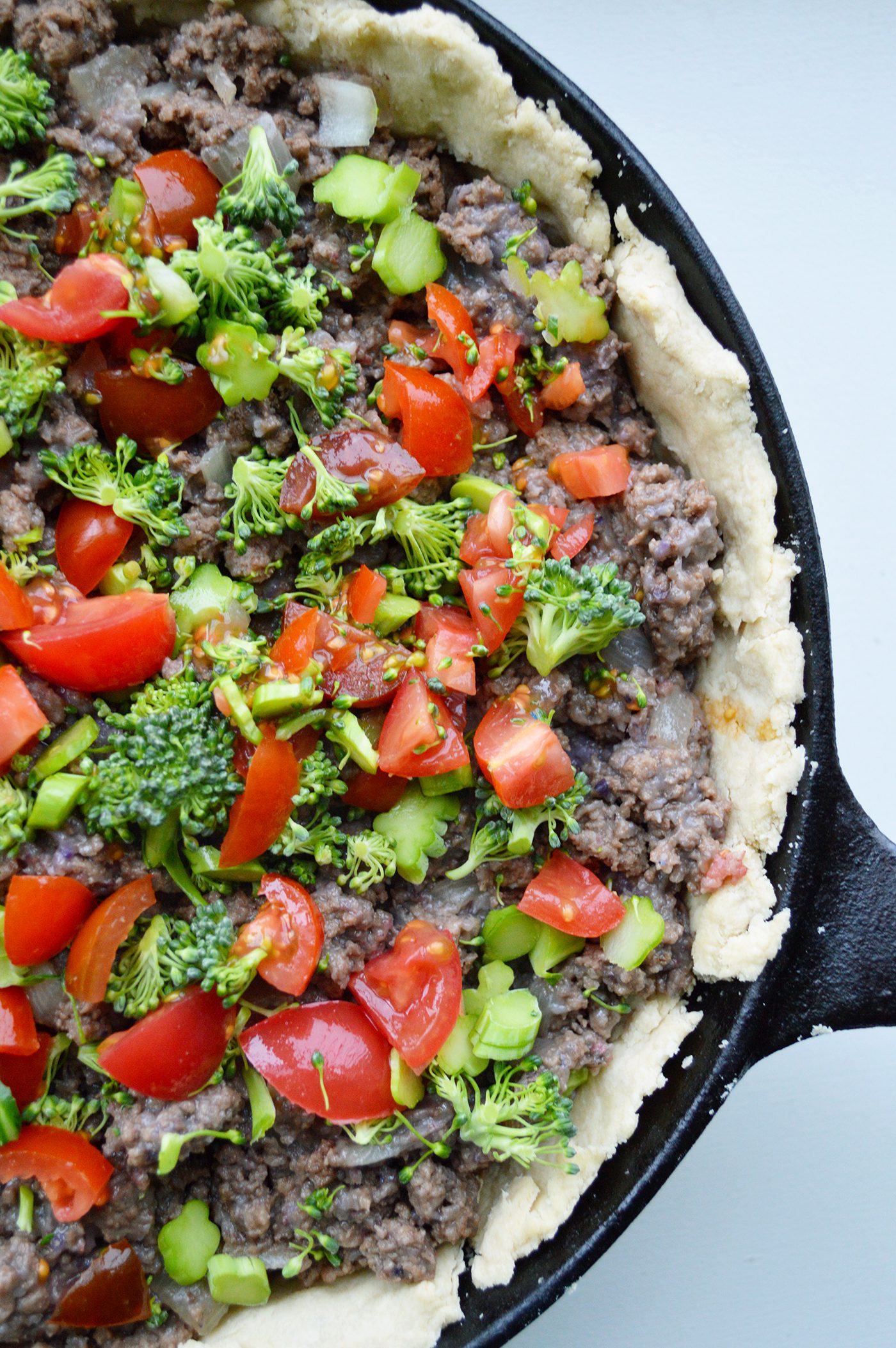 Rustic Ground Bison and Beef Skillet