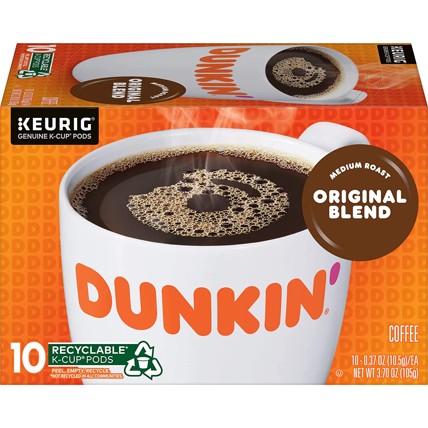 Dunkin Donuts Kcups Keurig Coffee Pods Dunkin' Donuts