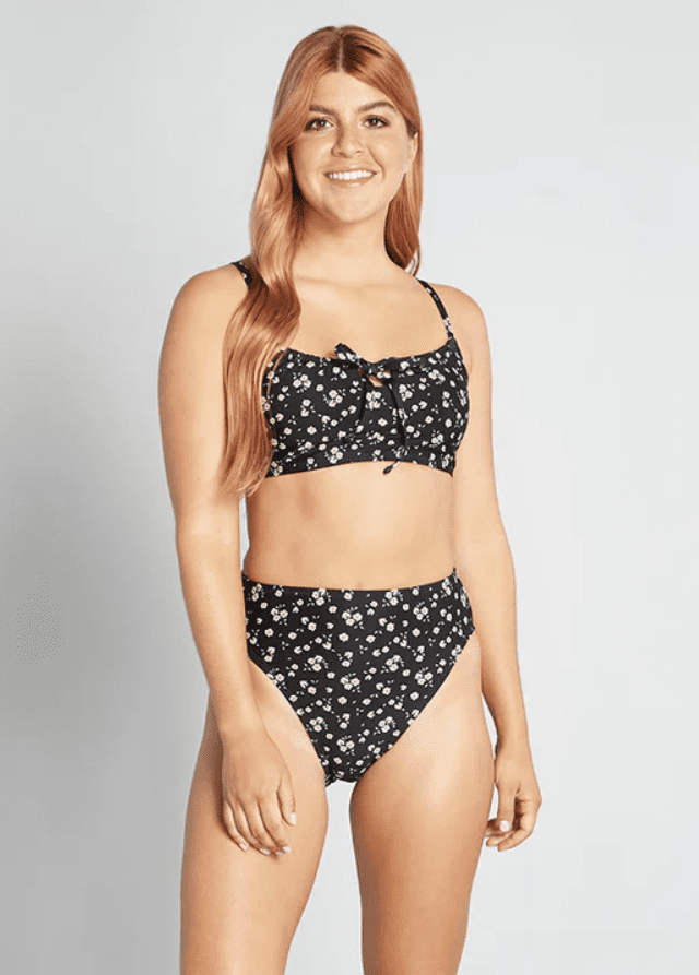 Modcloth Flattering Modest Swimsuits Franky High-Waisted Bikini Bottom