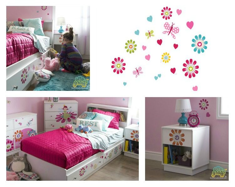 South Shore Furniture - Decor & Decals for Kids Rooms #OTTOGRAFFit #SouthShoreFurniture