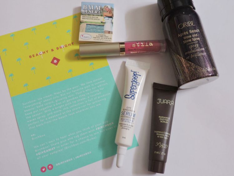 Birchbox Beauty Box Reveal July 2015 #beauty #birchbox #makeup #style