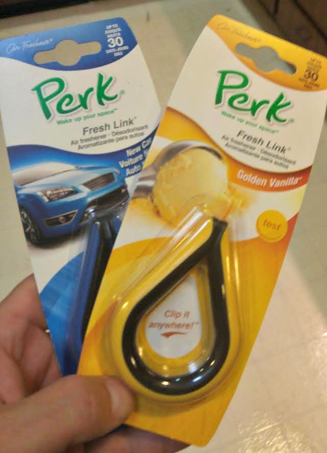PERK Fresh Link fun, colorful air freshener for your car