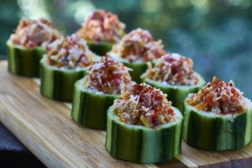 Chicken Salad Cucumber Cups Hormel