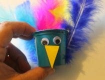 Upcycled Peacock Craft 5
