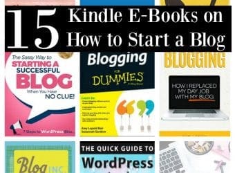 15 Kindle E Books on How to Start a Blog