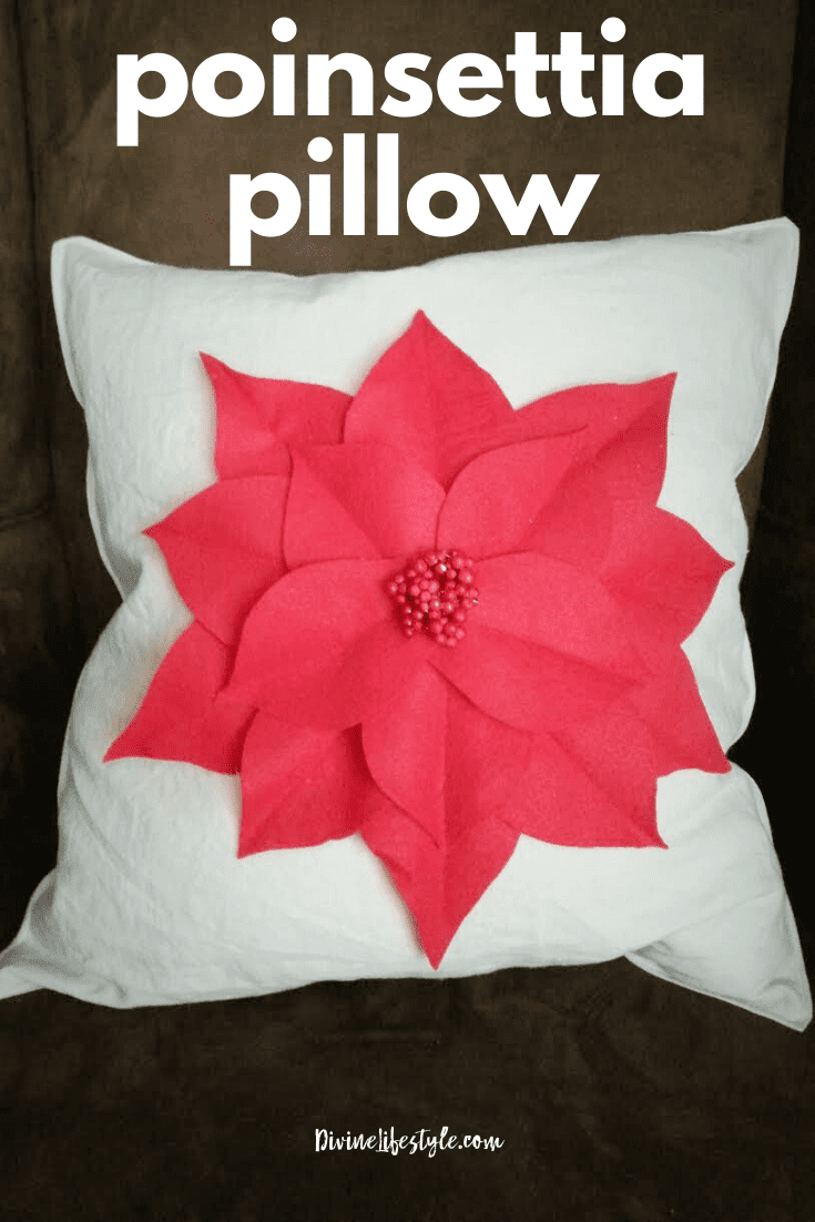 Poinsettia Pillow Tutorial