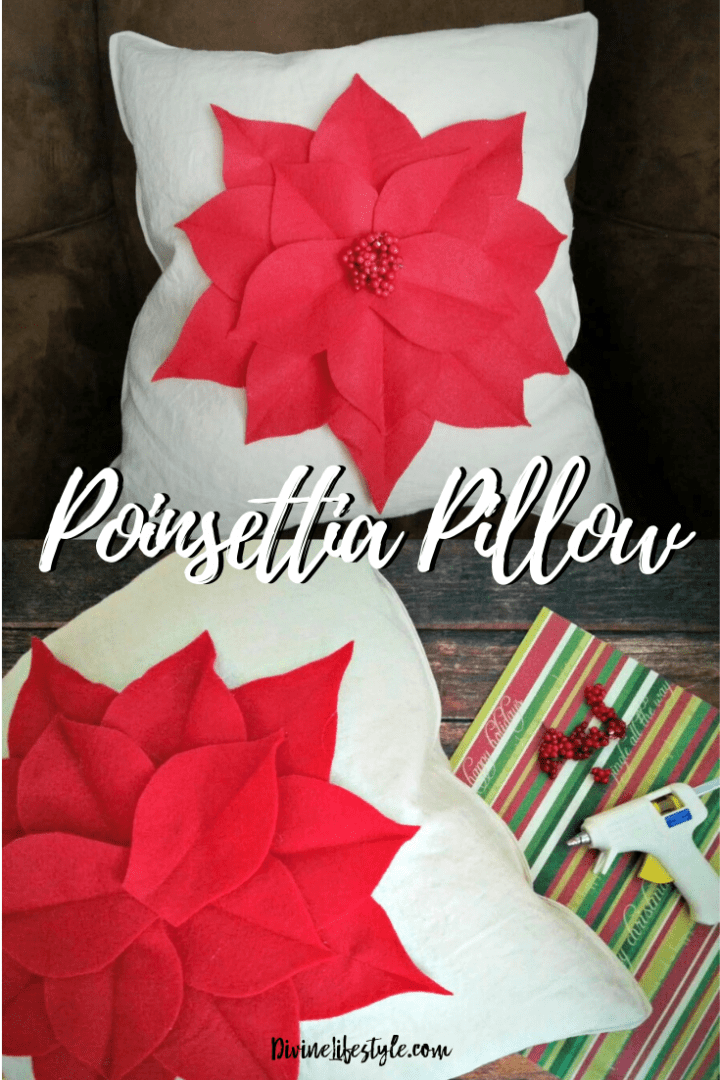 Poinsettia Pillow Tutorial