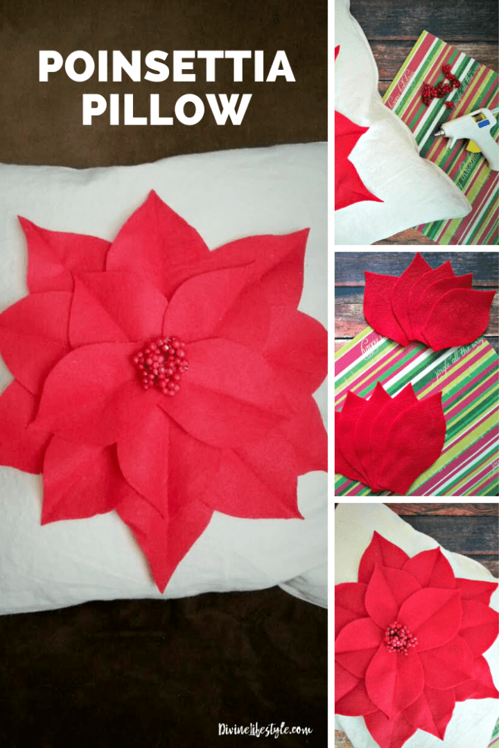 Poinsettia Pillow Tutorial