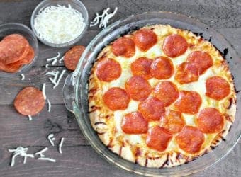 Homemade Deep Dish Pizza