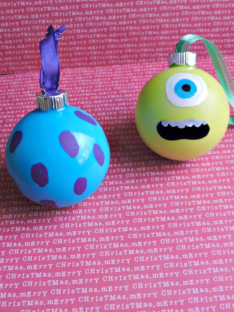 Disney Pixar Monsters Inc Inspired Ornaments Christmas ornament