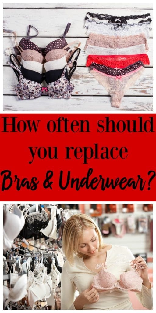 How often should you replace bras and underwear?