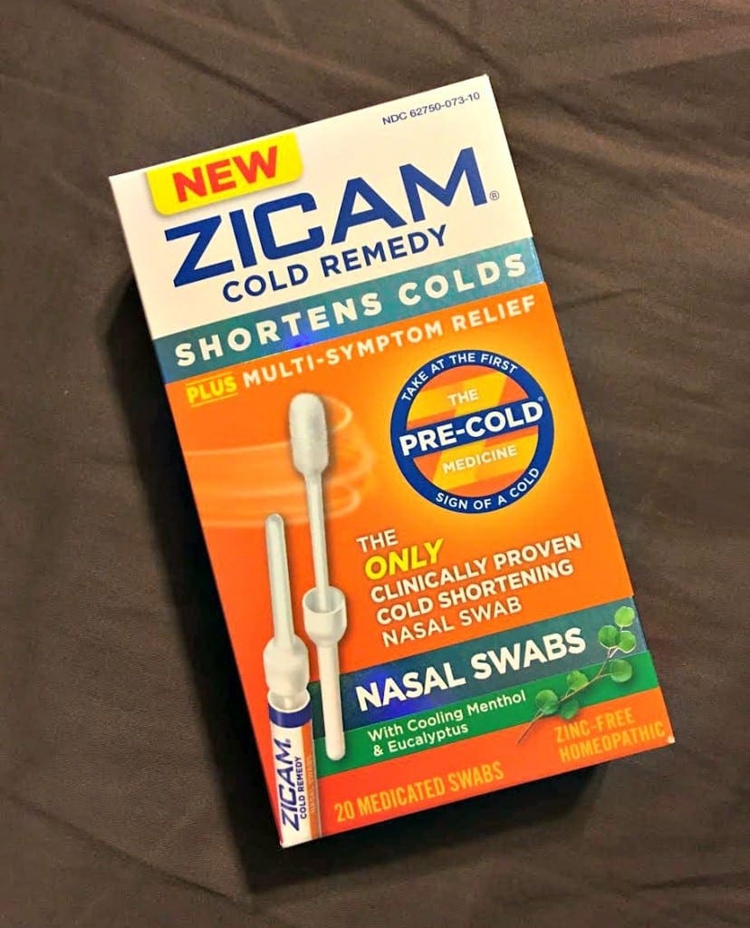Use Zicam Cold Remedy Nasal Swabs for Cold Shortening #ZicamCrowd