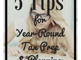 5 Tips forYear Round Tax Prep Planning