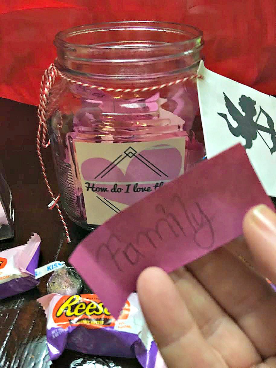 DIY Valentine's Day Jar of Love #HSYMessageOfLove