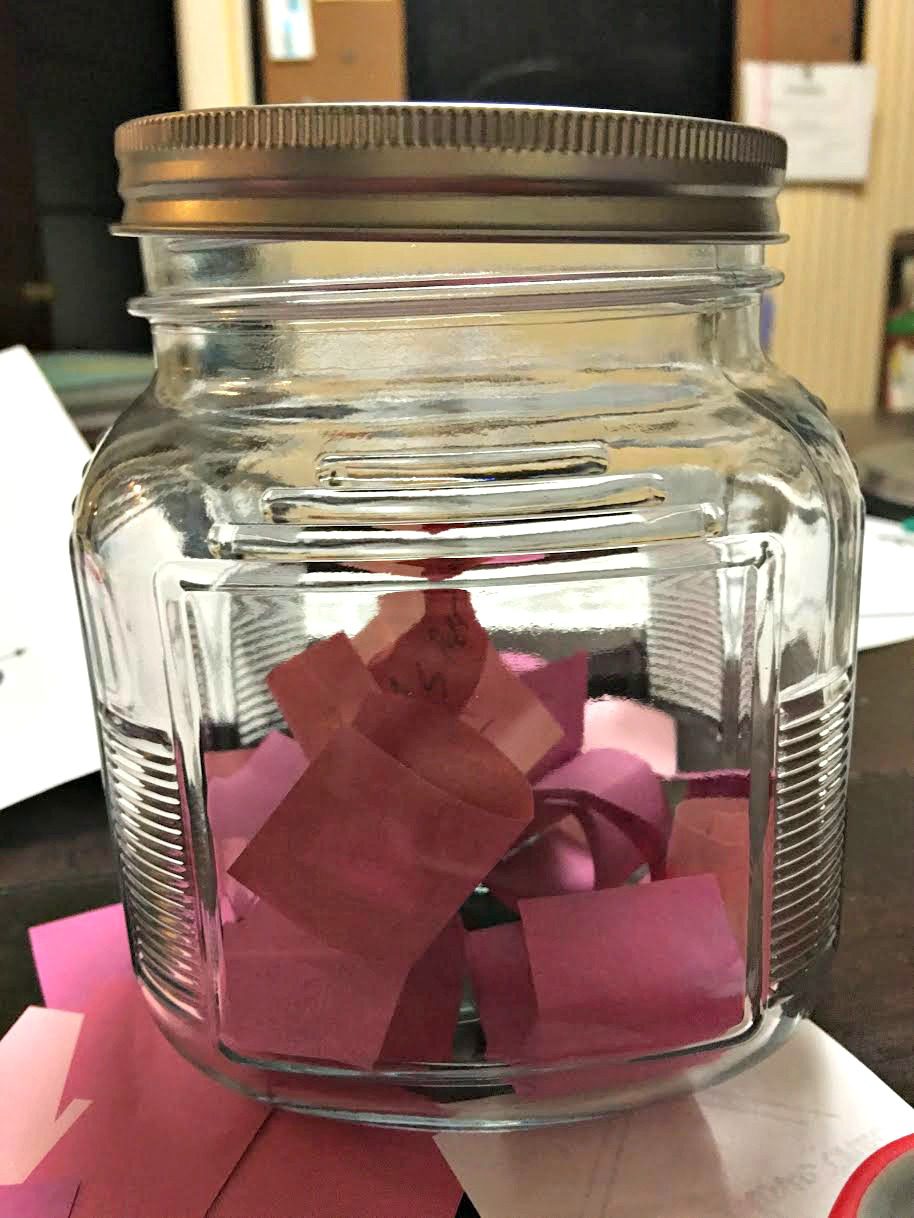 DIY Valentine's Day Jar of Love #HSYMessageOfLove
