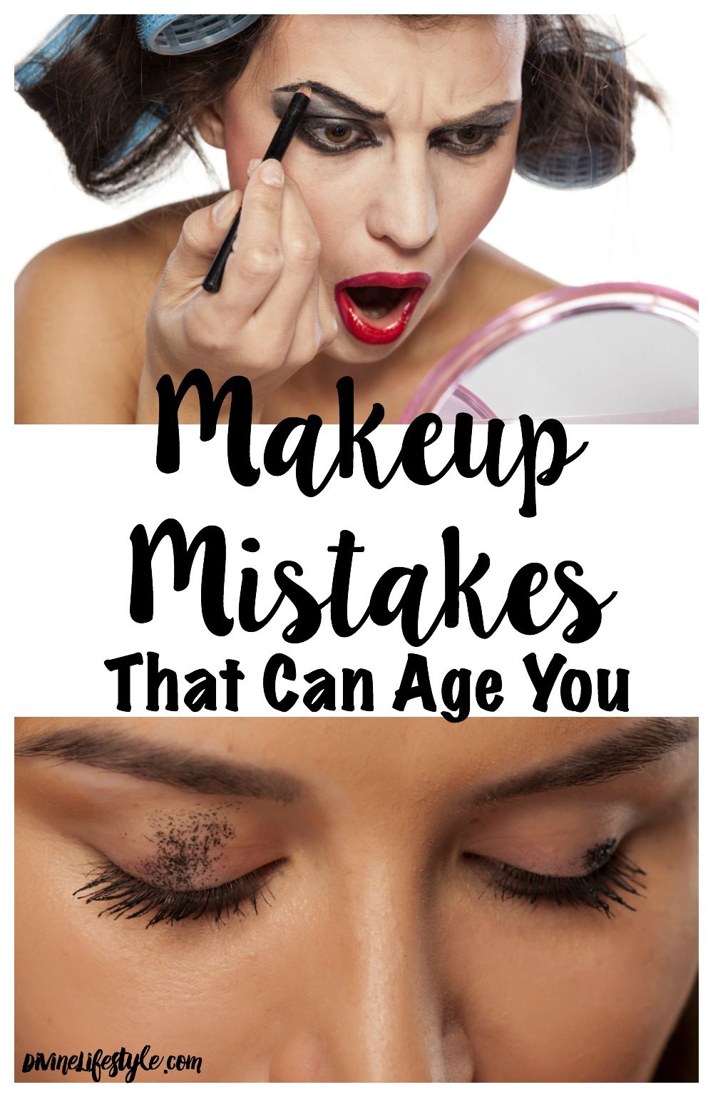 tidsplan Forfærdeligt slap af Makeup mistakes that can age you