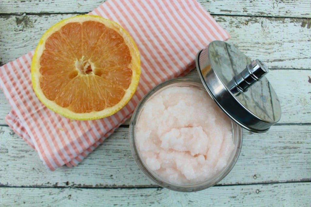 Galentines Day Craft Ideas Whipped Grapefruit Scrub