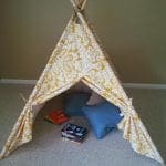 DIY Kids Teepee Tent Tutorial Final