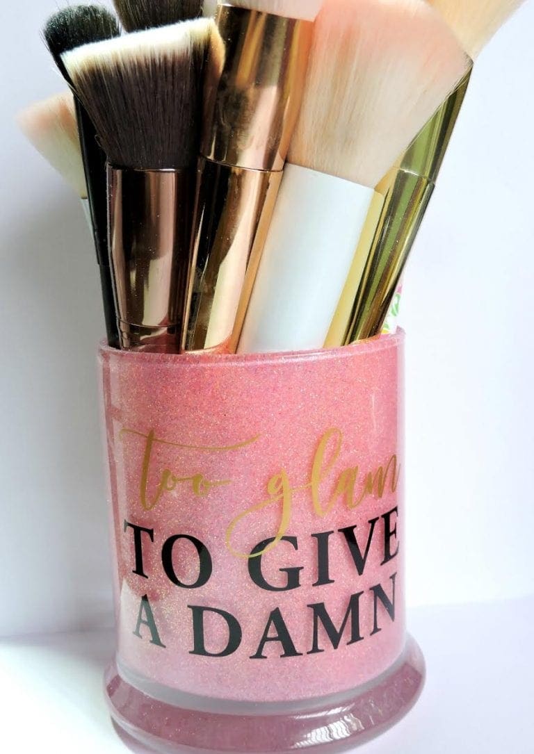 Etsy Makeup Brush Holders Review Hand decorated