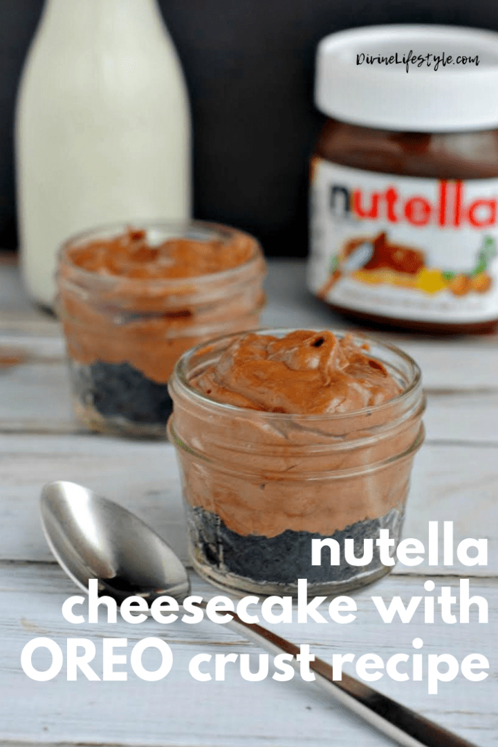 No Bake Nutella Cheesecake with OREO Crust Recipe
