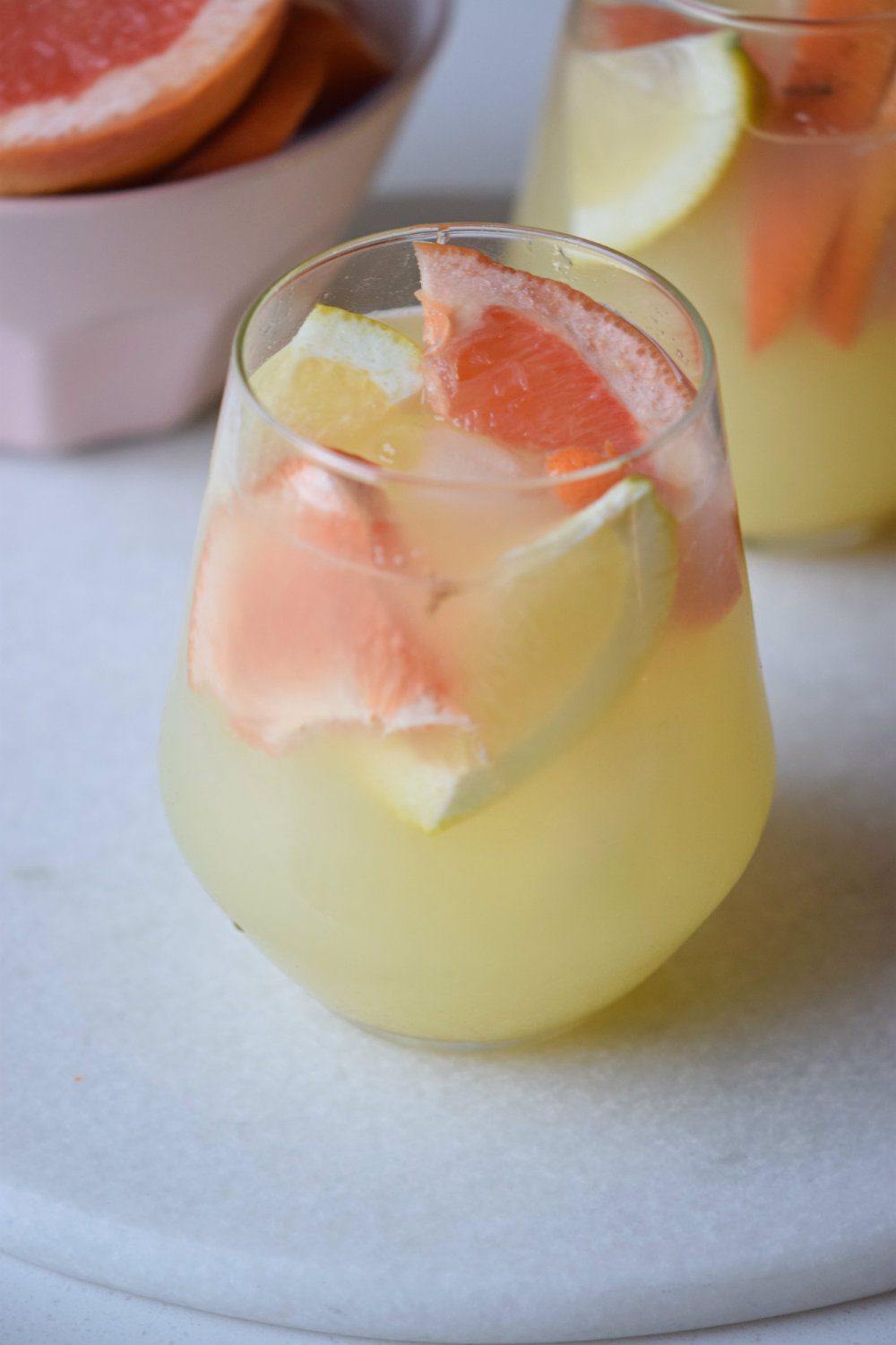 Grapefruit Lemonade Recipe Fresh Fruit Cocktail Drink