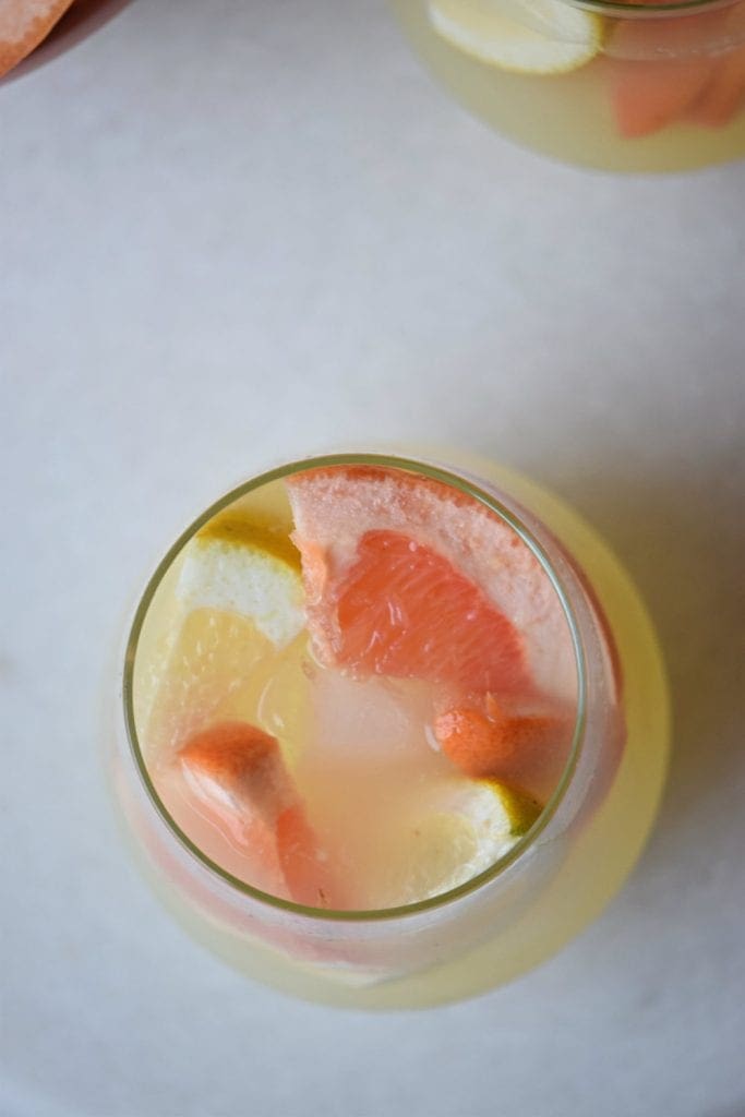 Grapefruit Lemonade Recipe Fresh Fruit Cocktail Drink