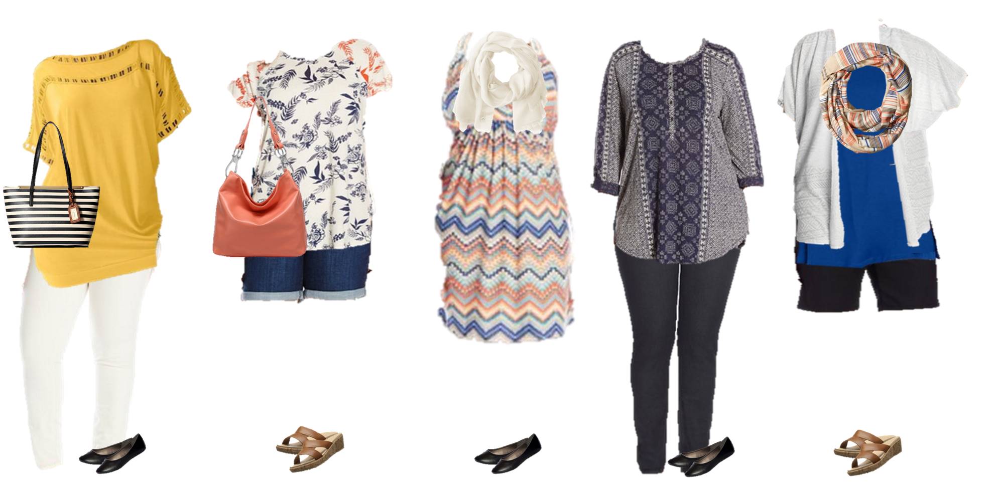 Kohl's Plus Size Mix and Match Fashion Board  Plus size fashion, Mix and  match fashion, Mix match outfits