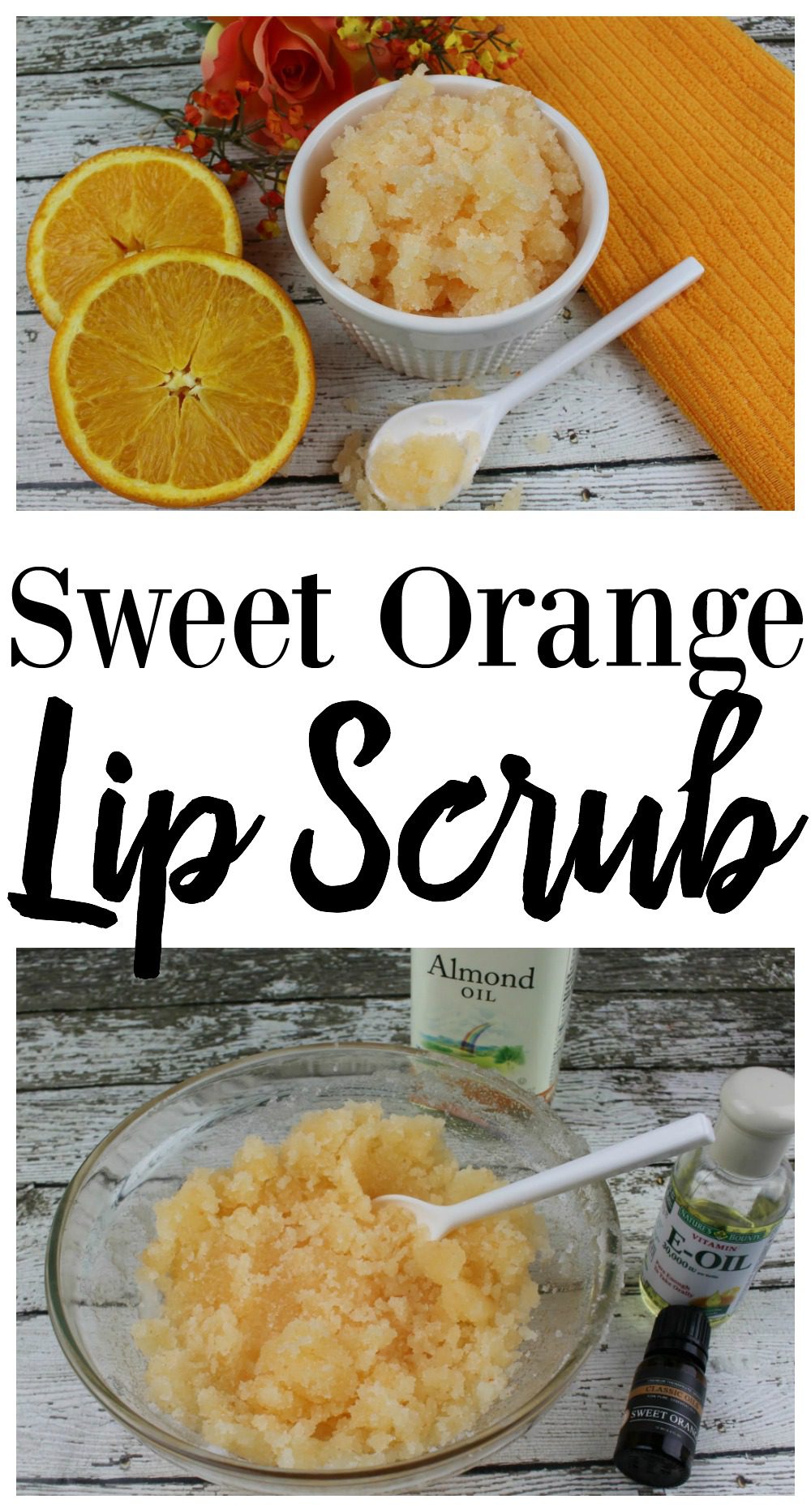 Sweet Orange Lip Scrub Recipe
