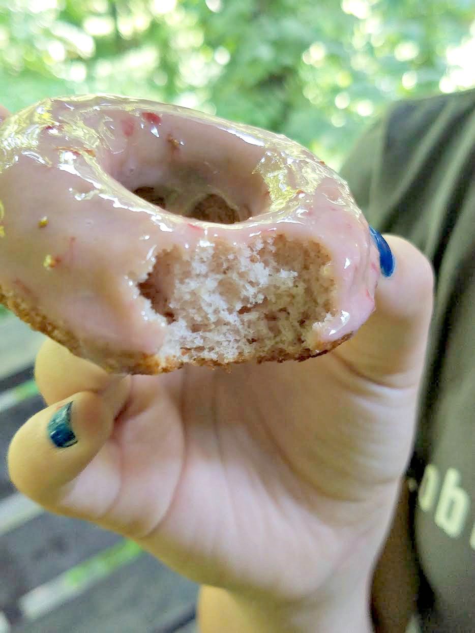 Baked and Glazed Strawberry Donuts Recipe