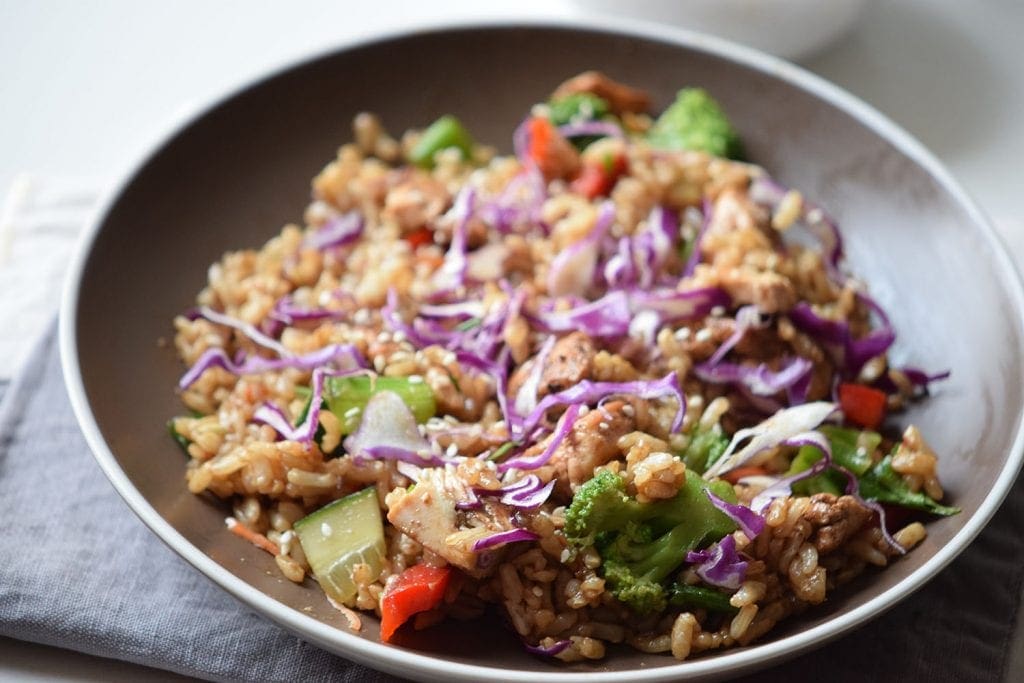 Rainbow Chicken Fried Rice Recipe Divine Lifestyle