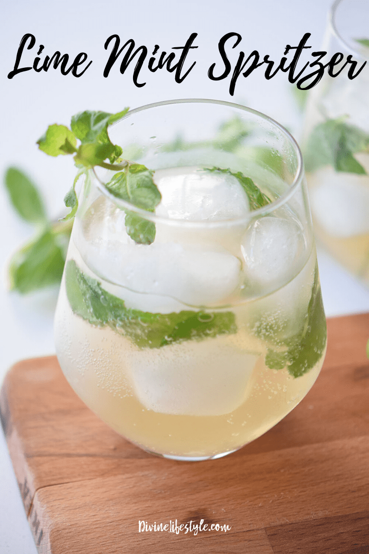 Easy Lime Mint Spritzer Recipe Virgin Mojito Mocktail