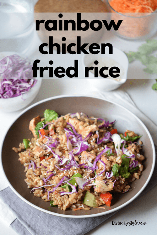 Rainbow Chicken Fried Rice Recipe Divine Lifestyle