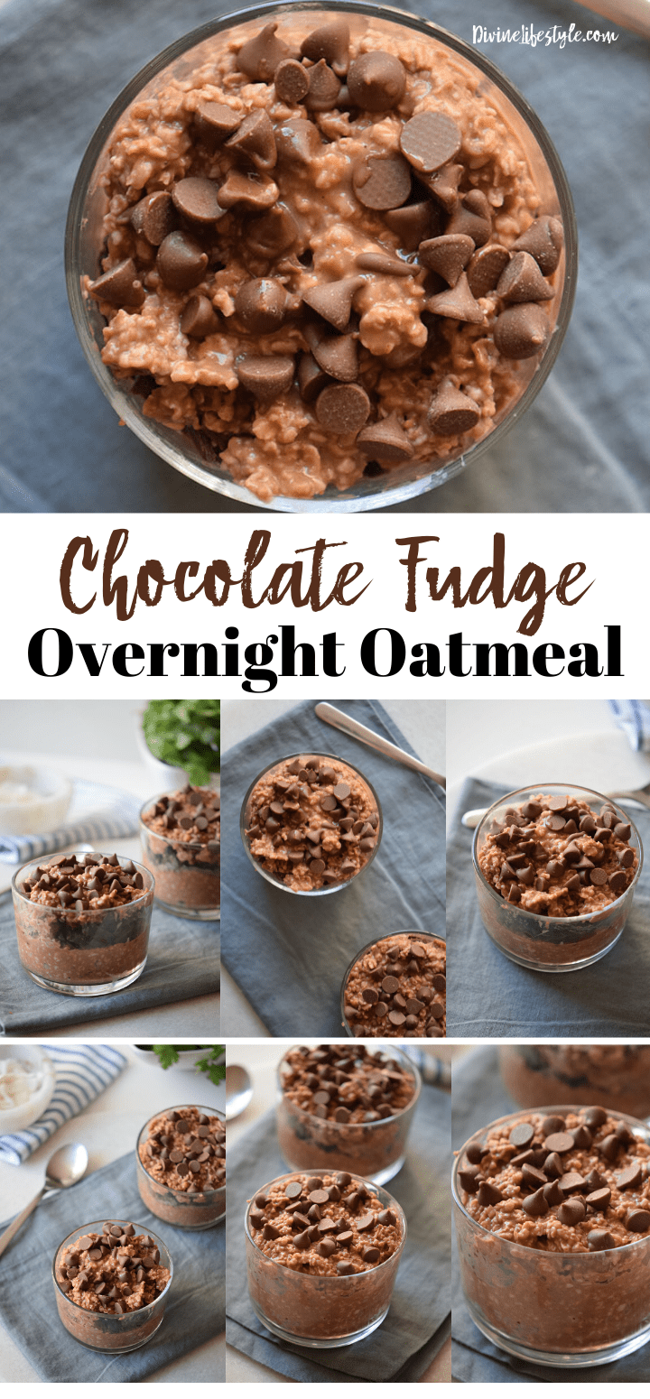 Chocolate Fudge Overnight Oatmeal in a Jar