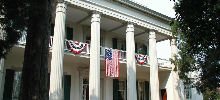 Andrew Jackson's Hermitage home in Nashville Tennessee