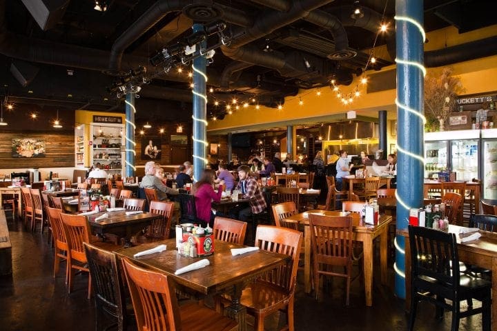 Dining Scene in Nashville Tennessee Pucketts Grocery and Restaurant