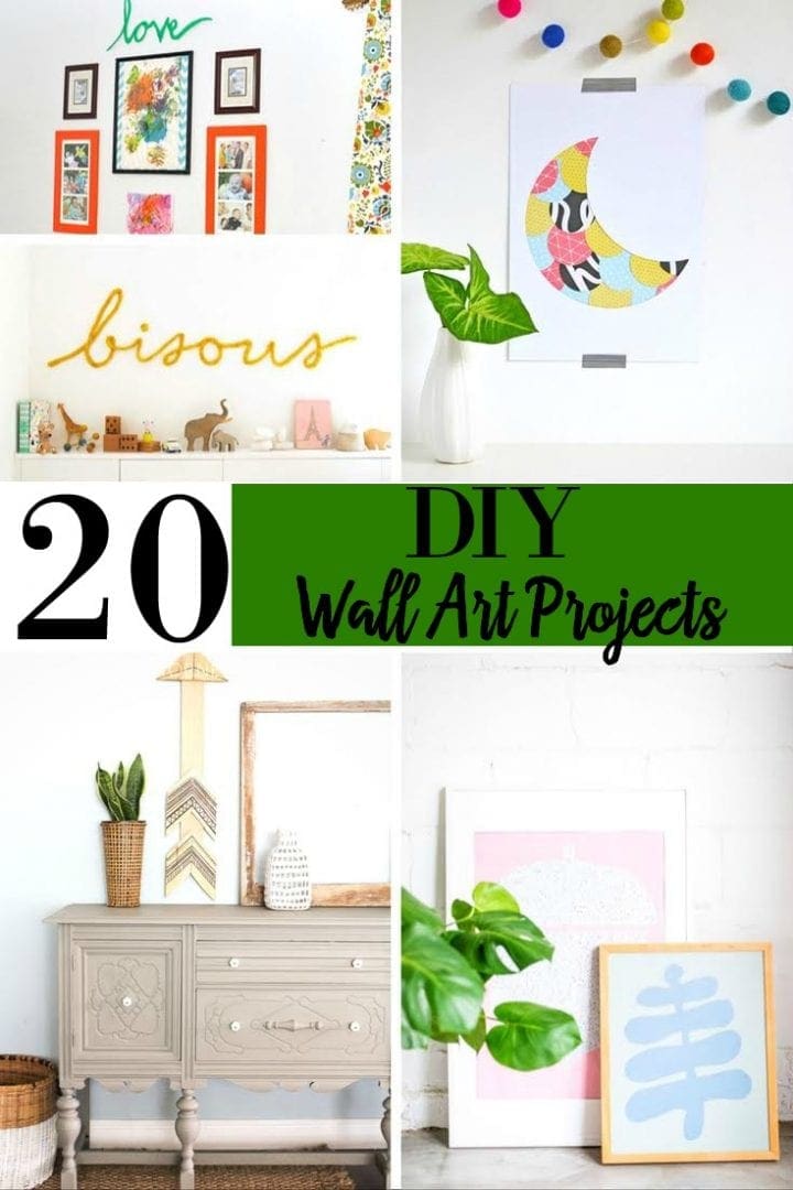 20 Elegant DIY Wall Art Projects