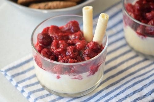 Raspberry Cheesecake in a Jar