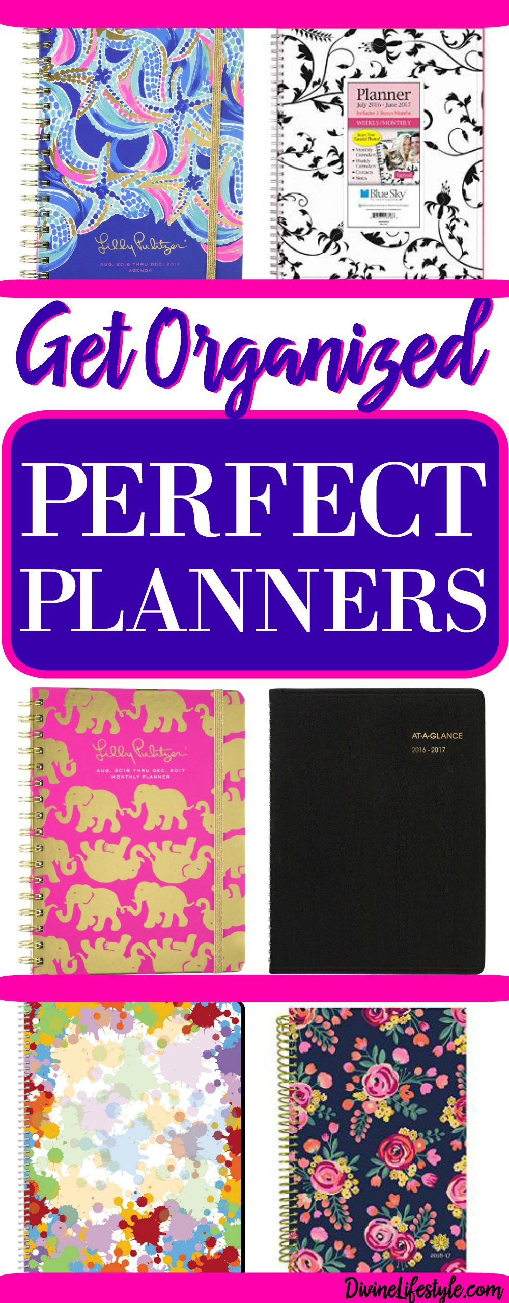 Get Organized Perfect Planners Calendars Divine Lifestyle