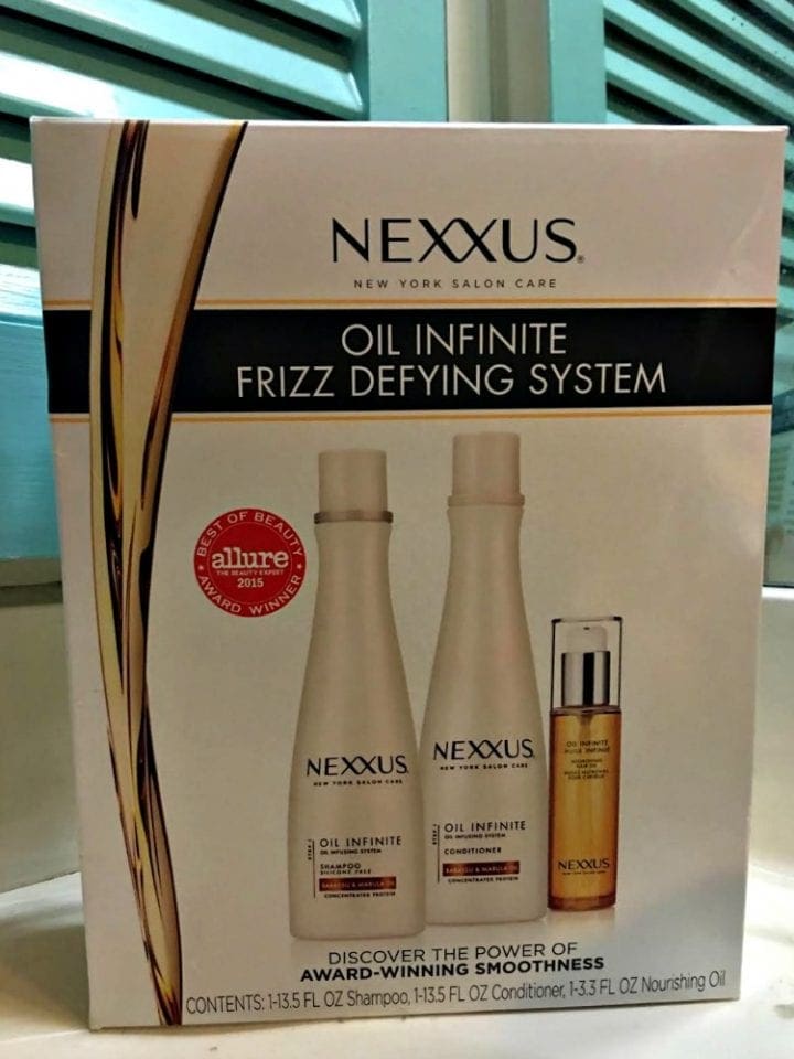 Nexxus Oil Infinite Frizz Defying System Review