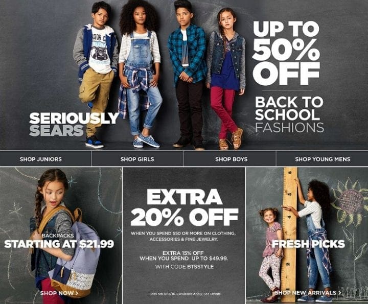 Get all of your back to school denim at Sears #SeriouslySears