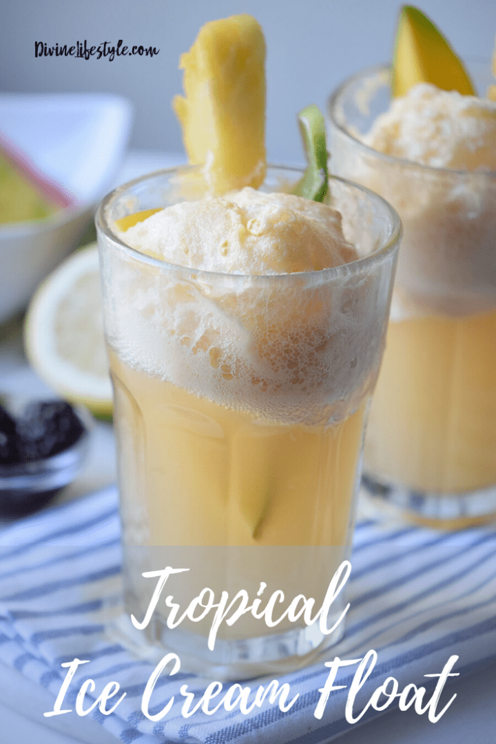 Tropical Ice Cream Float