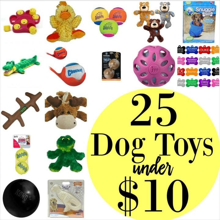 25 Dog Toys Under 10