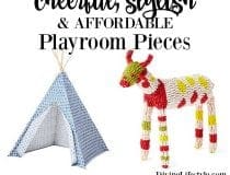 Cheerful, Stylish & Affordable Playroom Pieces