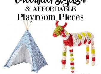 Cheerful, Stylish & Affordable Playroom Pieces